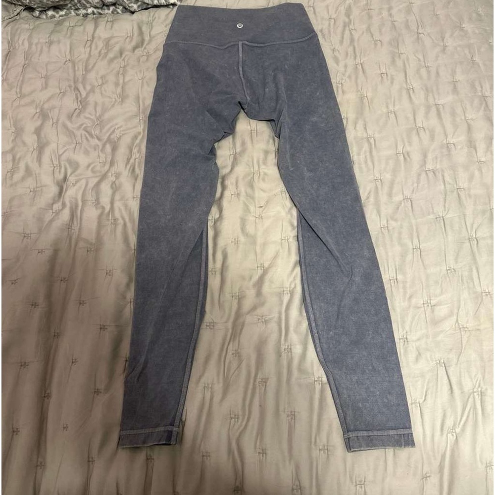 Lululemon Wunder Under Leggings in Blue Wash 25”